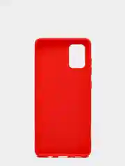 Красный чехол Samsung Galaxy A71, силиконовый