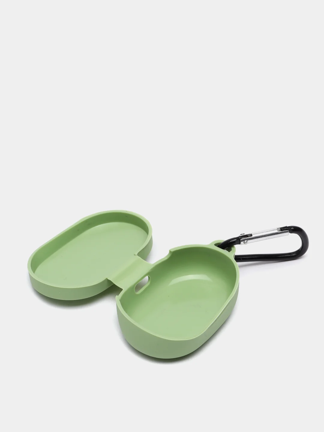 Лайм чехол для наушников Xiaomi Airdots силиконовый+карабин