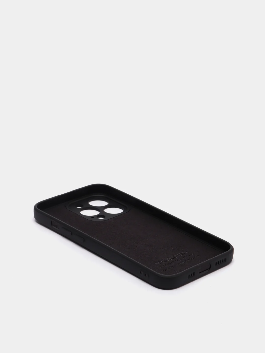 Черный чехол на айфон (iPhone) 13 / 13 Pro / 13 Pro Max силиконовый про макс