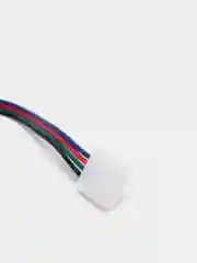Коннектор выводной LED RGB (10mm, провод 15см)  для светодиодной ленты - 1 шт