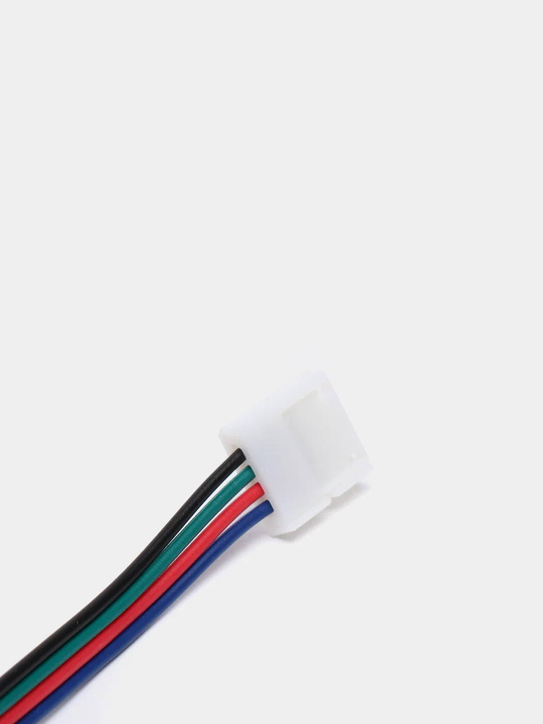Коннектор выводной LED RGB (10mm, провод 15см)  для светодиодной ленты - 1 шт