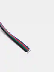 Коннектор выводной LED RGB (10mm, провод 15см)  для светодиодной ленты - 1 шт