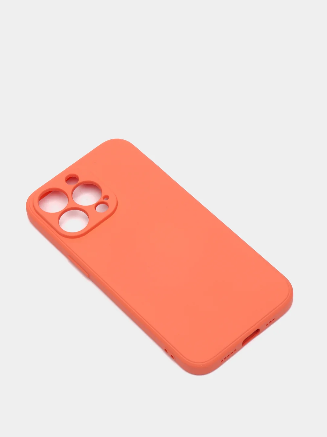 Кораллово-розовый чехол с защитой камеры и мягкой подкладкой для iPhone 13 / 13 Pro / 12 Pro, 12 Pro Max, 11
