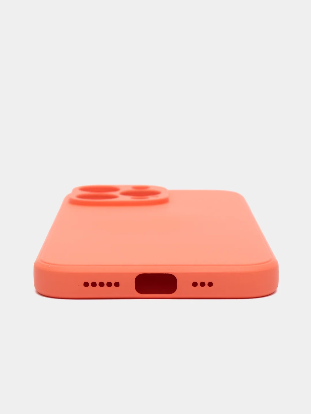 Кораллово-розовый чехол с защитой камеры и мягкой подкладкой для iPhone 13 / 13 Pro / 12 Pro, 12 Pro Max, 11