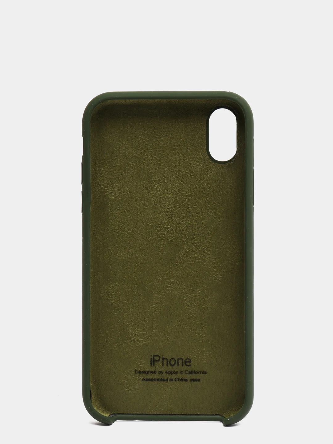 Тёмно-зелёный silicone Case для iPhone XR чехол на iPhone XR противоударный, защитный Apple iPhone XR