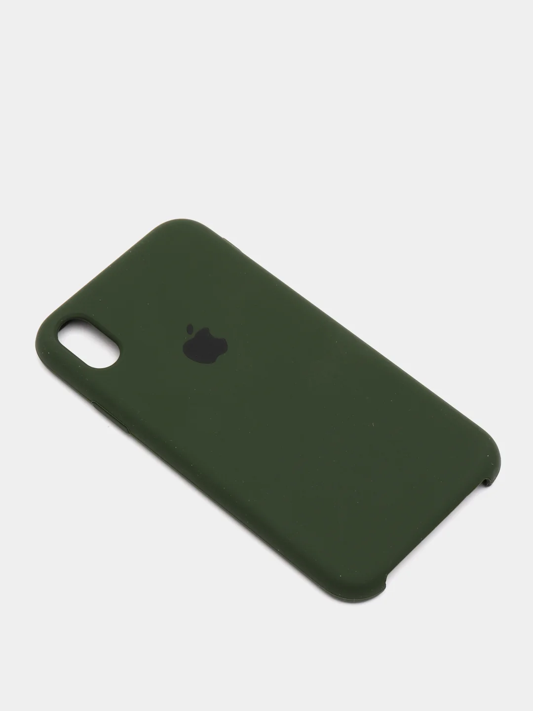 Тёмно-зелёный silicone Case для iPhone XR чехол на iPhone XR противоударный, защитный Apple iPhone XR