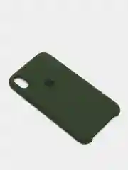Тёмно-зелёный silicone Case для iPhone XR чехол на iPhone XR противоударный, защитный Apple iPhone XR