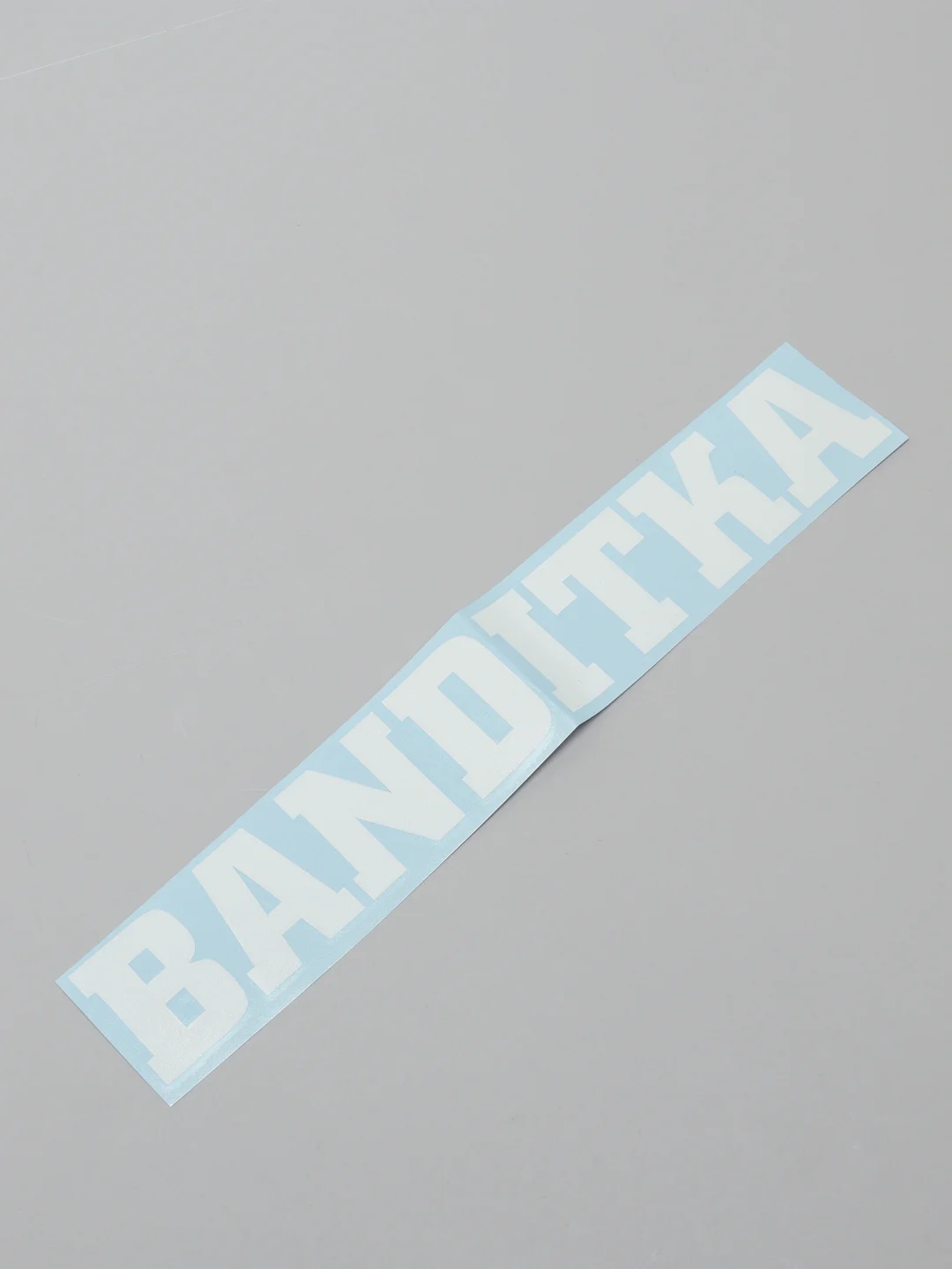 Белый наклейка на авто BANDITKA, на стекло кузова