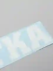 Белый наклейка на авто BANDITKA, на стекло кузова