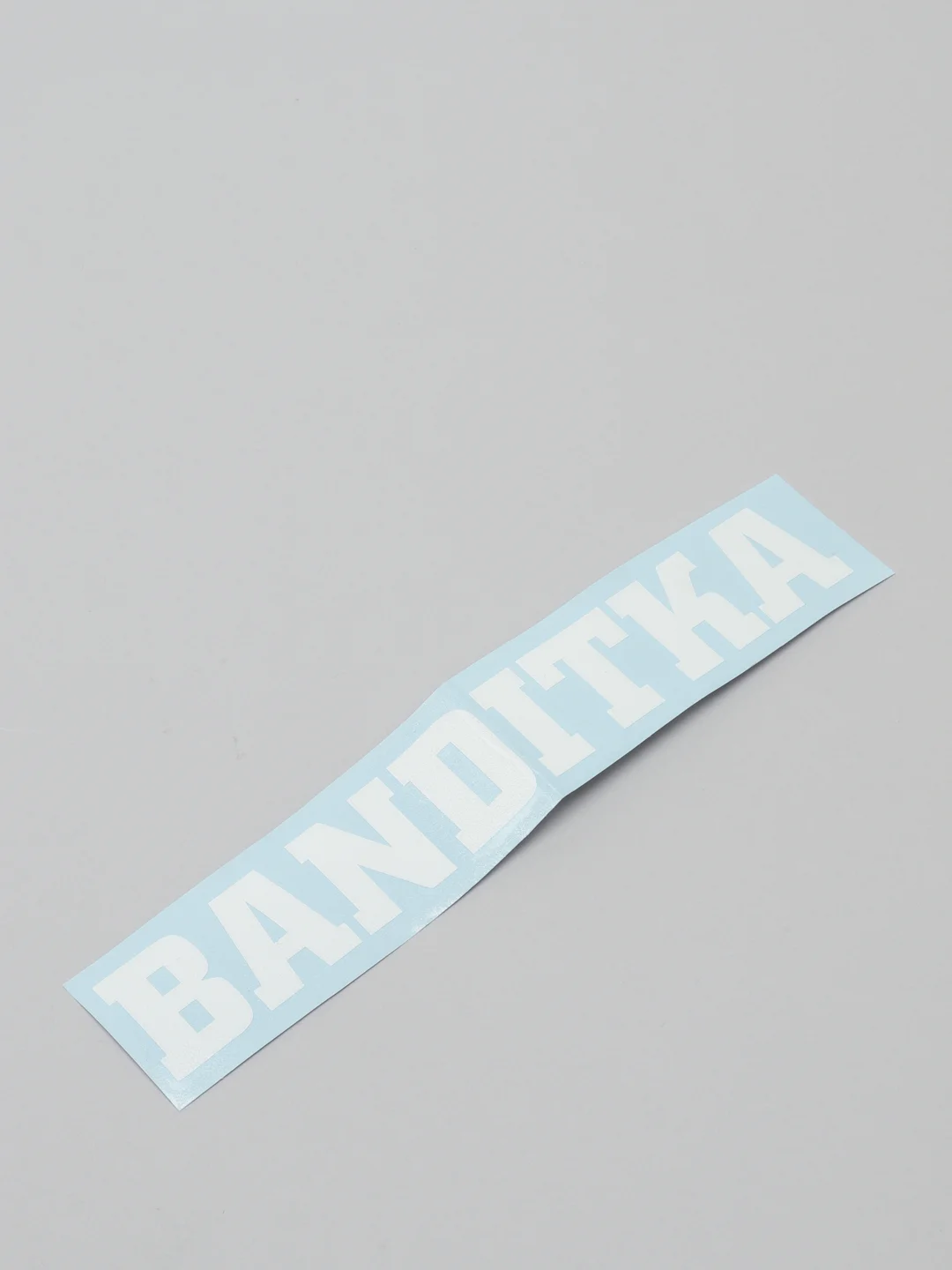 Белый наклейка на авто BANDITKA, на стекло кузова