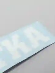 Белый наклейка на авто BANDITKA, на стекло кузова
