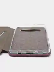 Пурпурный чехол книжка Samsung Galaxy S10, Самсунг Галакси С10