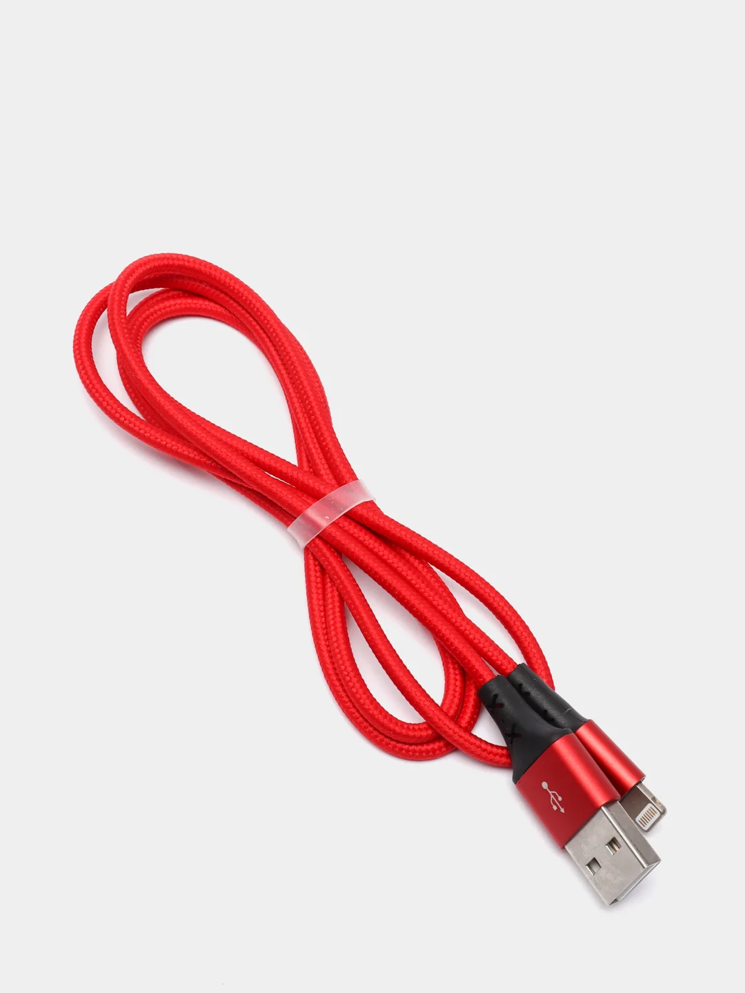 Красный кабель зарядный Borofone BX20 (1m, Micro-USB/Type-C/Lightning) для Android и Apple iPhone