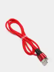 Красный кабель зарядный Borofone BX20 (1m, Micro-USB/Type-C/Lightning) для Android и Apple iPhone