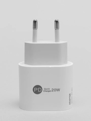 Блок питания для iPhone с Type-C, 20 W, с быстрой зарядкой