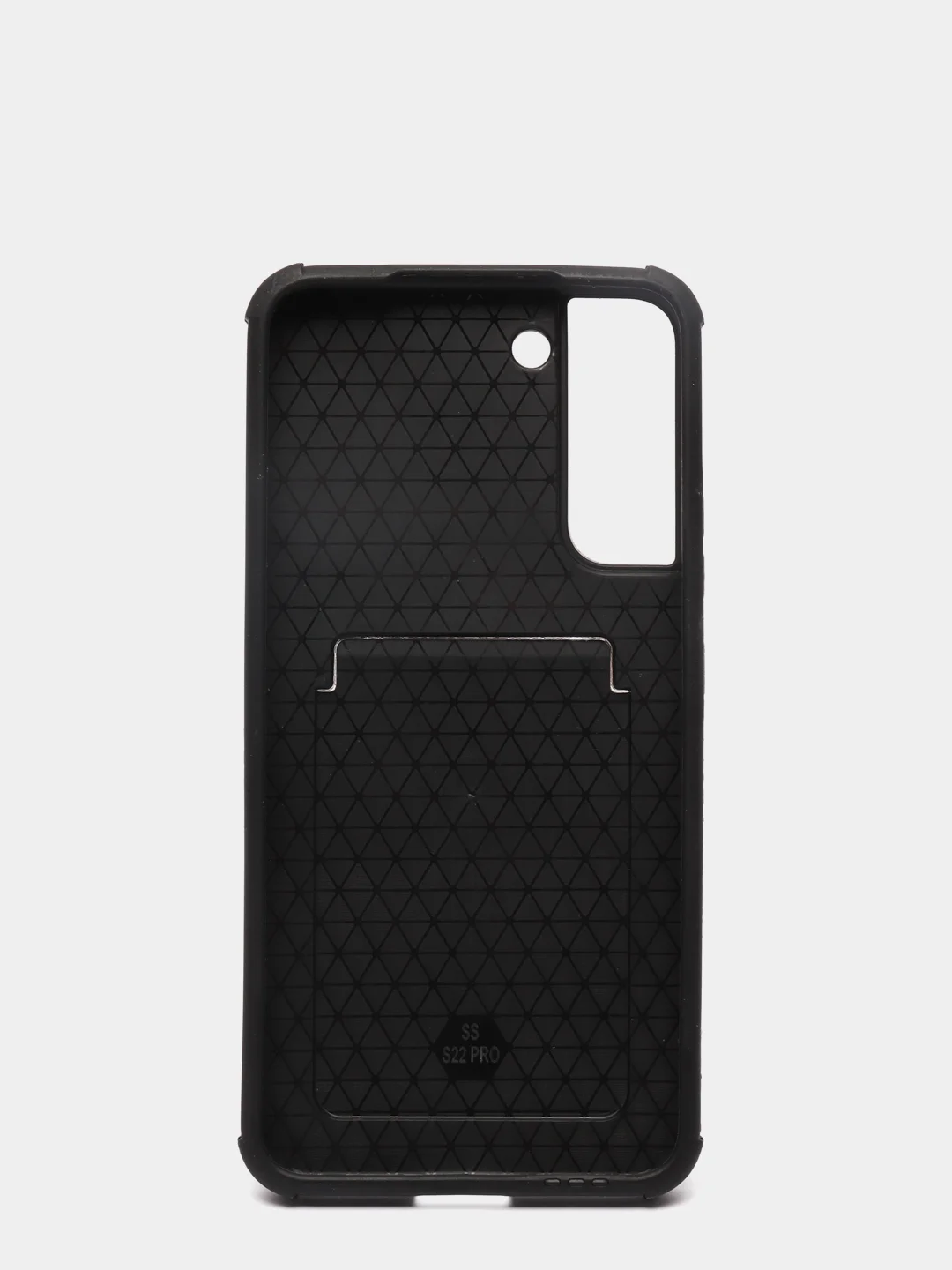 Черный чехол Samsung Galaxy S22, S22 Plus, S22 Ultra, Галакси С22, под кожу с карманом для карты
