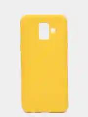 Желтый чехол Samsung Galaxy A6 2018 силиконовый