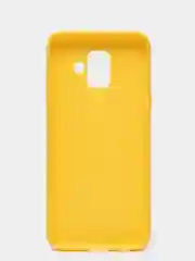 Желтый чехол Samsung Galaxy A6 2018 силиконовый