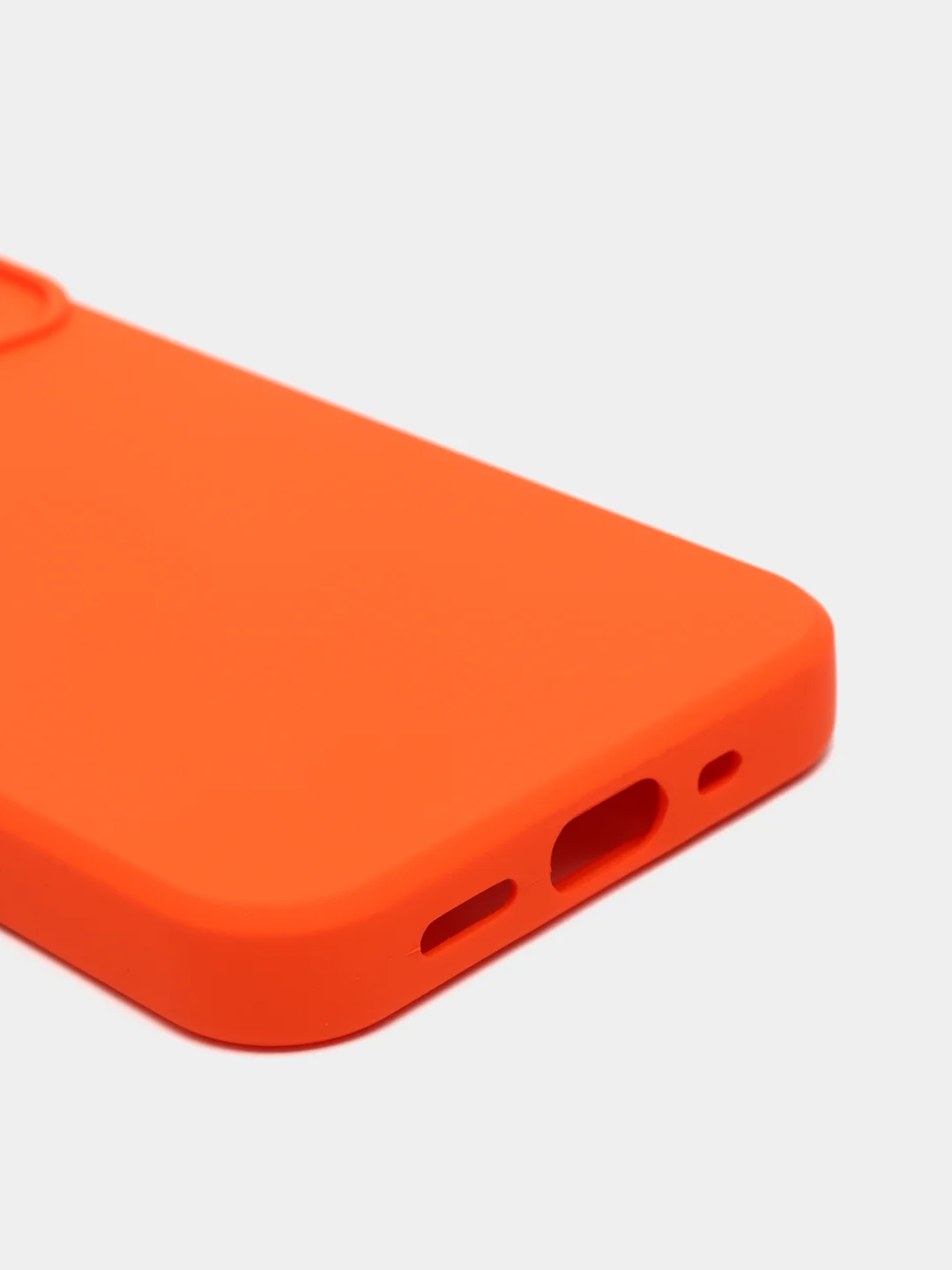 Оранжевый чехол для iPhone 12 mini, защита камеры, бархатный