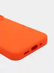 Оранжевый чехол для iPhone 12 mini, защита камеры, бархатный