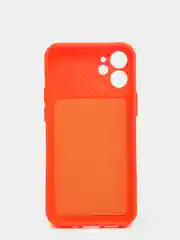 Оранжевый чехол для iPhone 12 mini, защита камеры, бархатный