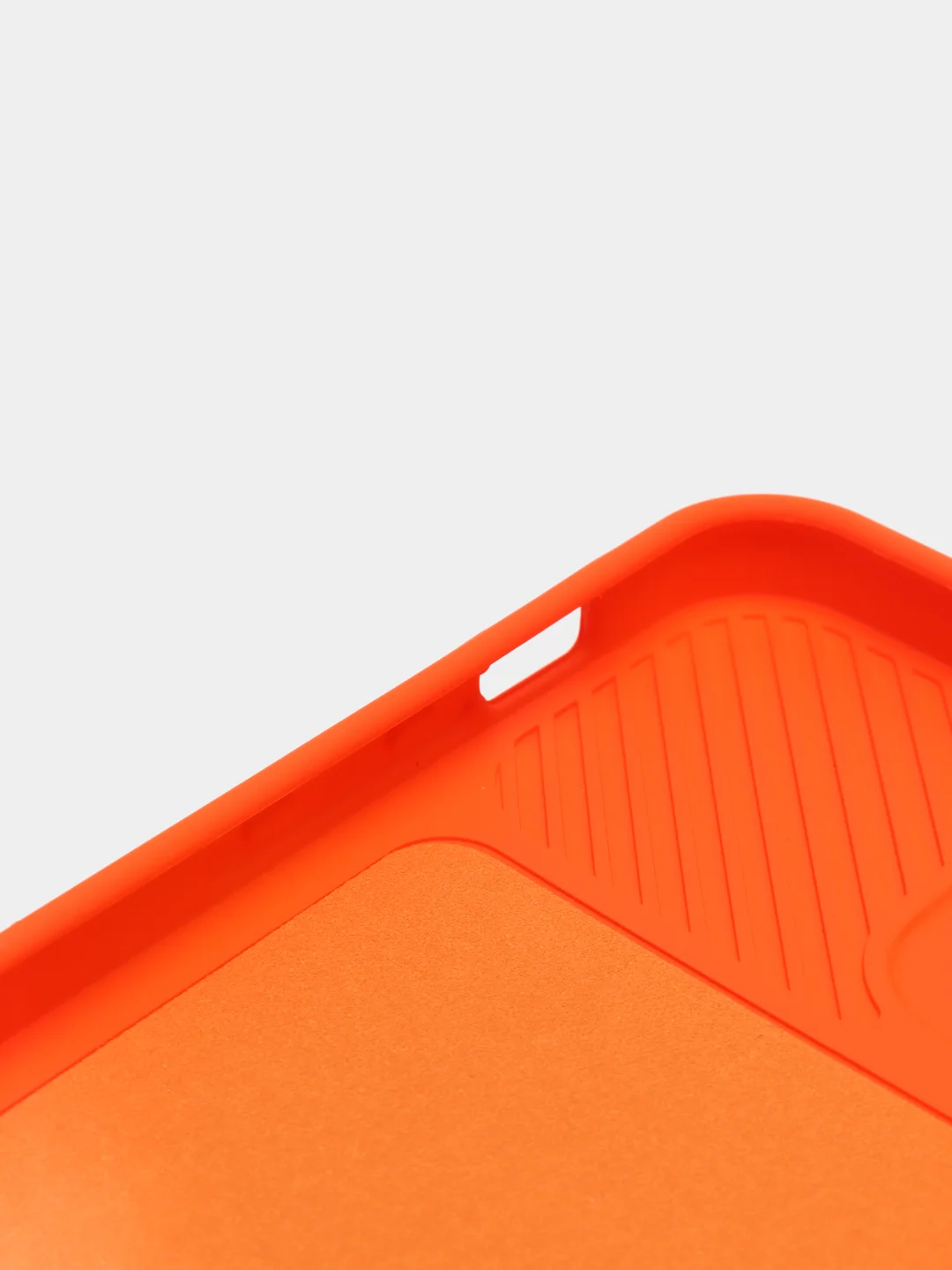 Оранжевый чехол для iPhone 12 mini, защита камеры, бархатный