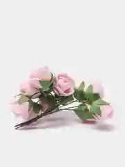 Розовый розы из фоамирана 12 штук. Цветы из фоамирана