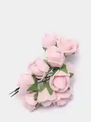 Розовый розы из фоамирана 12 штук. Цветы из фоамирана