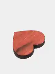 Алый заготовка для декора "Сердце"