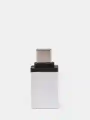 Серебряный адаптер переходник usb type c на usb otg