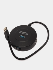 USB 3.0 HUB разветвитель на 4 USB порта с удлинителем 30 см