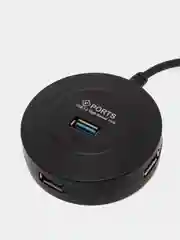 USB 3.0 HUB разветвитель на 4 USB порта с удлинителем 30 см