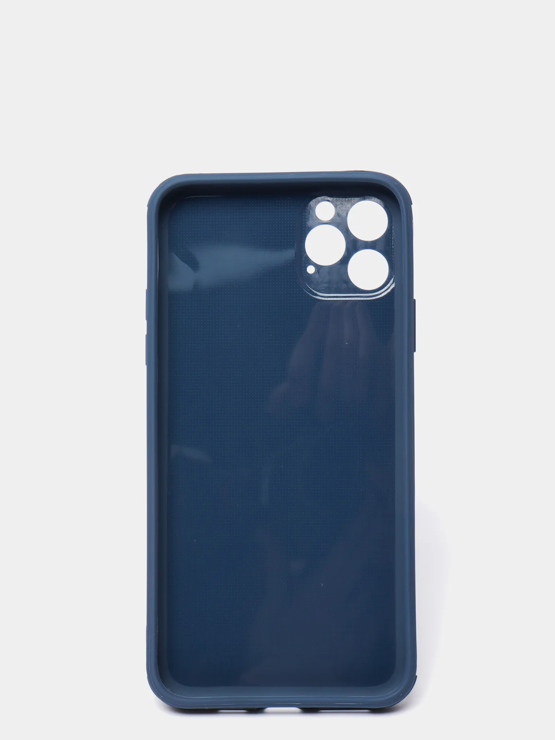 Синий чехол усиленный с полосой для iPhone 11 Pro Max, силиконовый