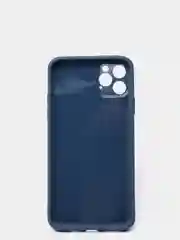 Синий чехол усиленный с полосой для iPhone 11 Pro Max, силиконовый