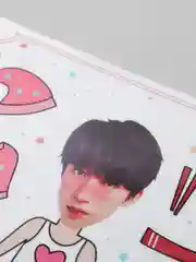 Коралловый стикеры-наряды K-Pop "TNT"