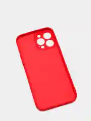 Красный чехол iPhone 13 Pro Max, силиконовый на айфон про макс