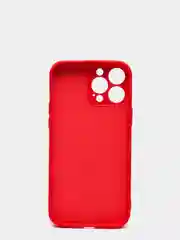 Красный чехол iPhone 13 Pro Max, силиконовый на айфон про макс