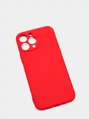 Красный чехол iPhone 13 Pro Max, силиконовый на айфон про макс
