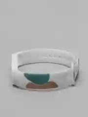 Коричневый силиконовый ремешок с принтом для Xiaomi Mi Band 3 / 4 / 5 / 6