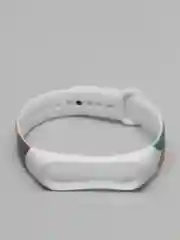 Коричневый силиконовый ремешок с принтом для Xiaomi Mi Band 3 / 4 / 5 / 6