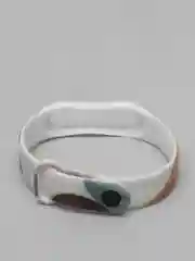 Коричневый силиконовый ремешок с принтом для Xiaomi Mi Band 3 / 4 / 5 / 6