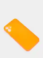 Оранжевый яркий силиконовый чехол iPhone XR, 11, 12 Mini, 12 Pro, 12 Pro Max