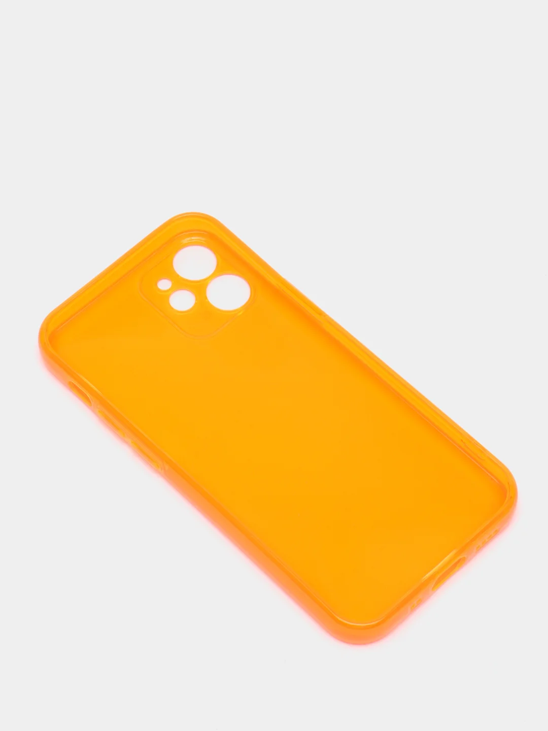 Оранжевый яркий силиконовый чехол iPhone XR, 11, 12 Mini, 12 Pro, 12 Pro Max