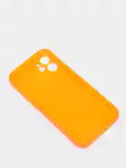 Оранжевый яркий силиконовый чехол iPhone XR, 11, 12 Mini, 12 Pro, 12 Pro Max