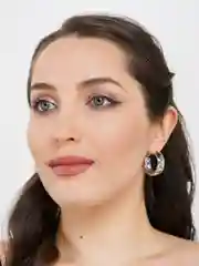 Серебряный серьги