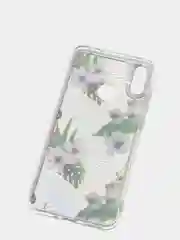 Лесной зеленый чехол Huawei Honor 8C, Хуавей Хонор 8С прозрачный с рисунком