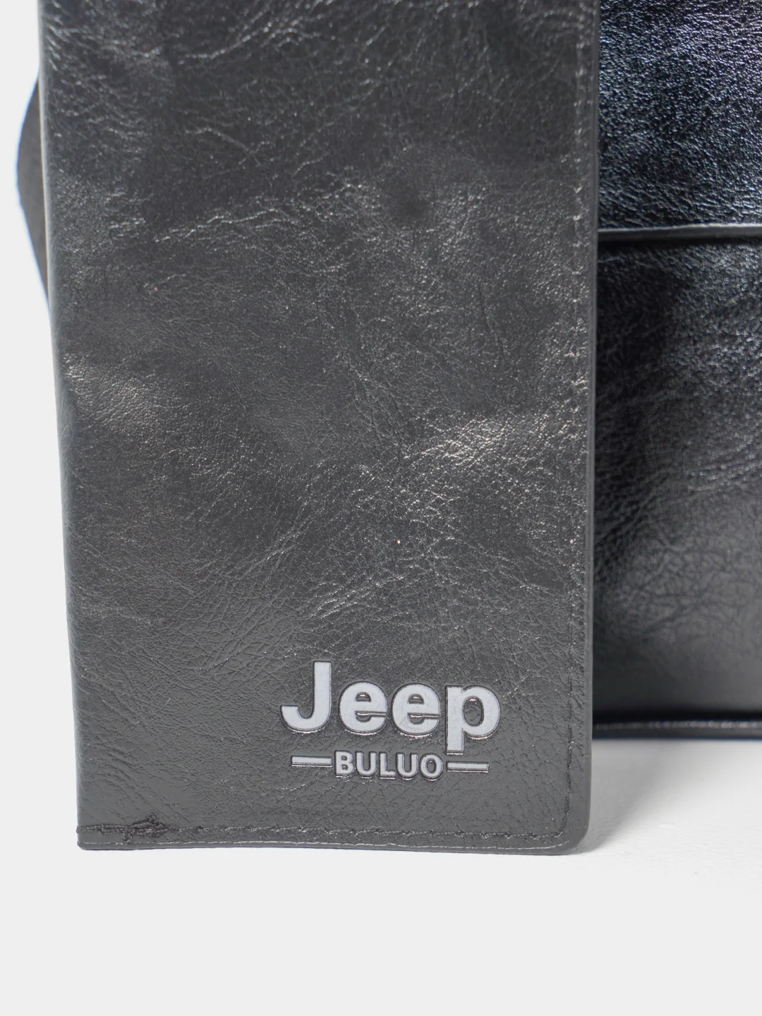 Коричневый сумка-планшет мужская для документов с портмоне Jeep Buluo,через плечо