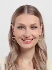 Золотой серьги-подвески Сердечки