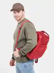 Бордовый рюкзак Pabbi универсальный, школьный
