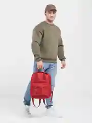 Бордовый рюкзак Pabbi универсальный, школьный